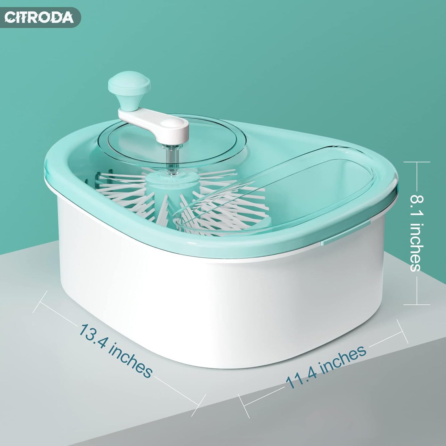 Fruit Cleaner Spinner, Large Fruit Washer Spinner, Fruit Cleaner Spinner with Fruit Washer Bowl, Vegetable Fruit Spinner Washer,Fruit and Vegetable Scrubber (Multy)