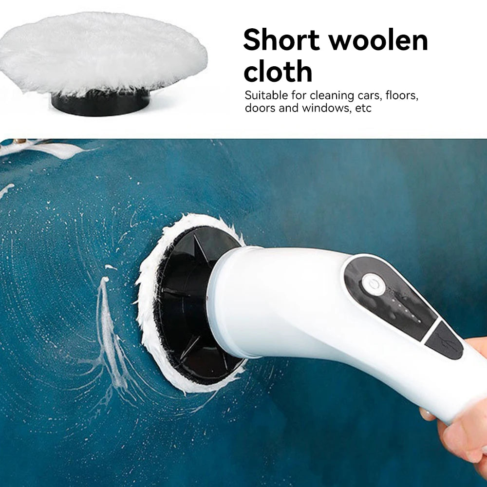 Electric Cleaning Brush 9 in 1 Household Wireless Rotatable 3 Speeds Cleaning Scrubber Tools For Bathroom Kitchen Window Toilet