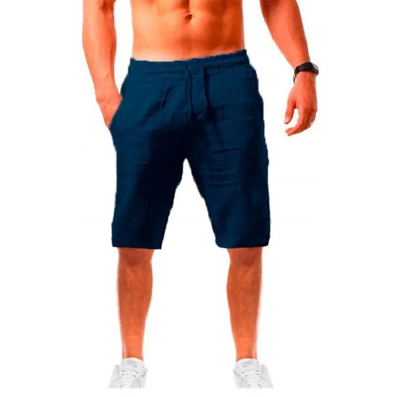 Men's Linen Hawaiian Shorts