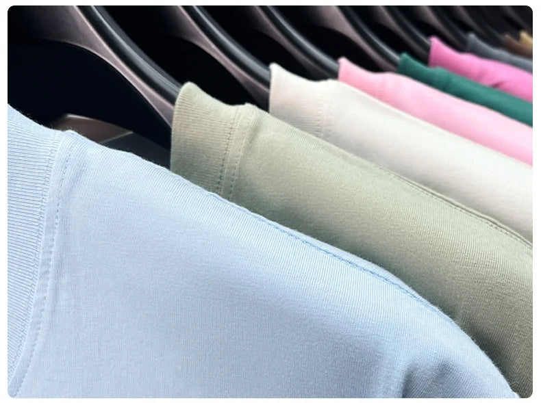 Men's Premium Cotton Embroidered Round Neck T-Shirt
