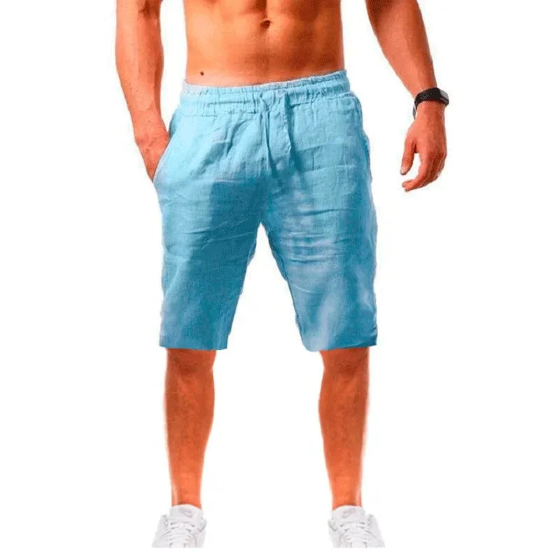 Men's Linen Hawaiian Shorts
