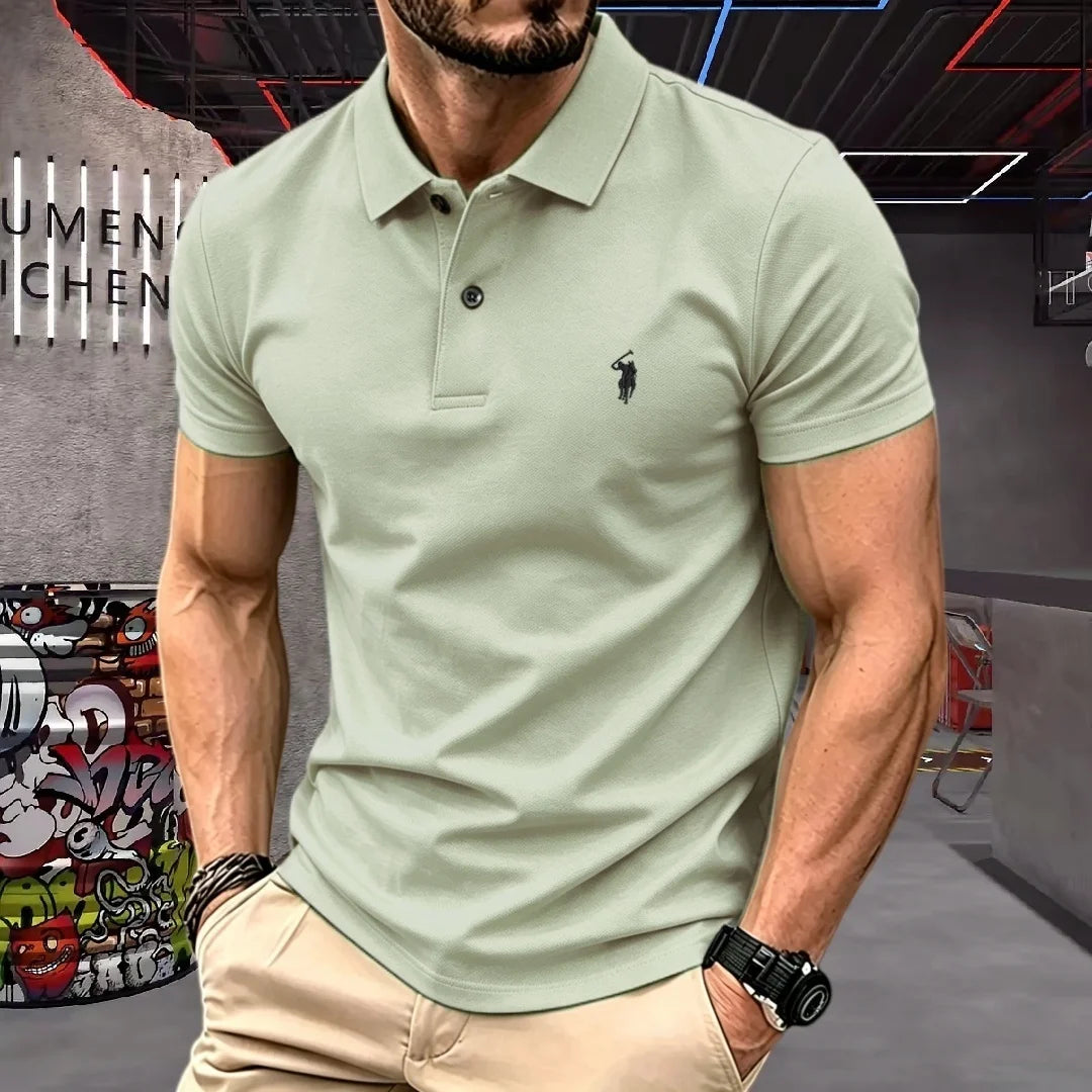 Men's Embroidered Cotton T-Shirt