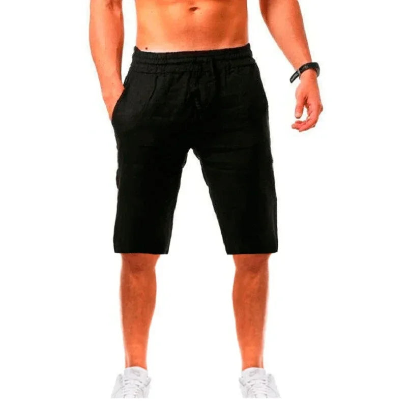 Men's Linen Hawaiian Shorts