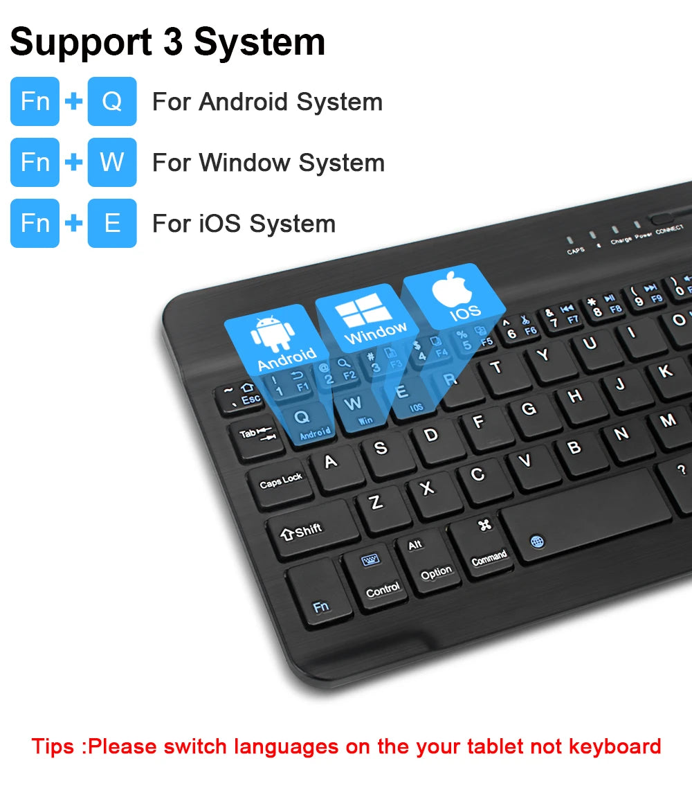 Bluetooth Wireless Keyboard & Mouse