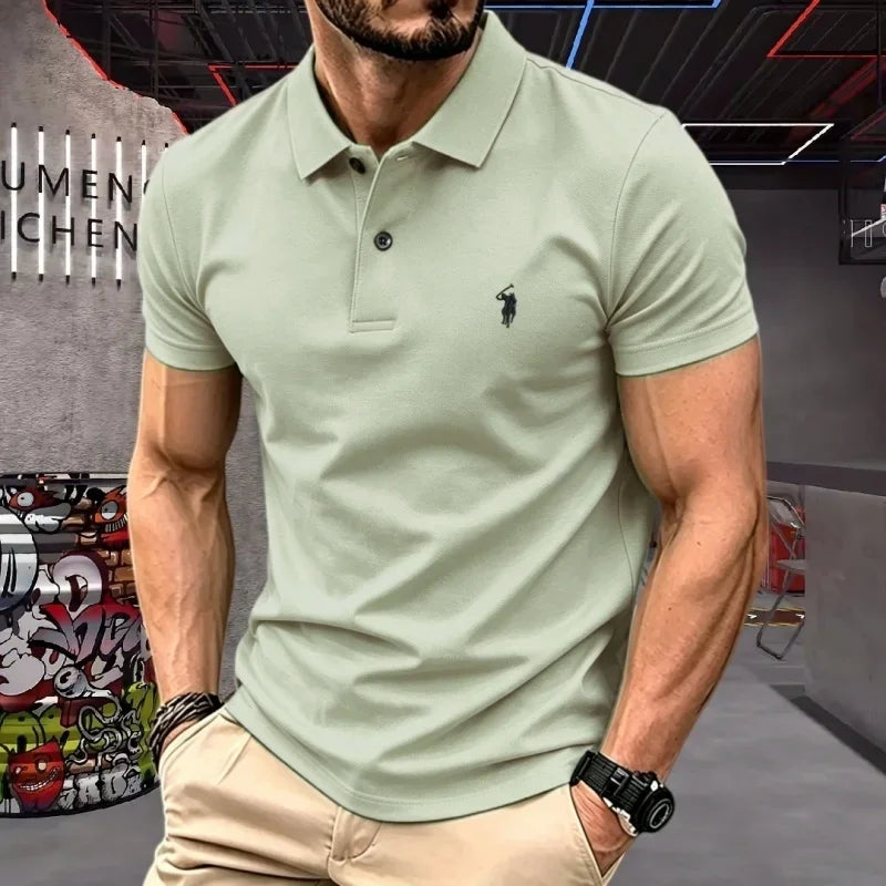 Men's Embroidered Cotton T-Shirt