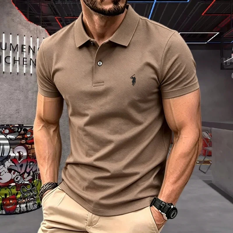 Men's Embroidered Cotton T-Shirt