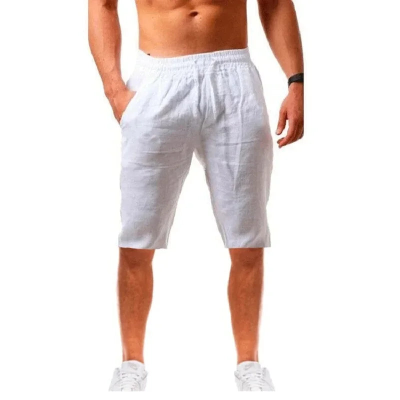 Men's Linen Hawaiian Shorts